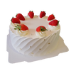 Strawberry Cream Cake (Design#3) 草莓鲜奶油蛋糕