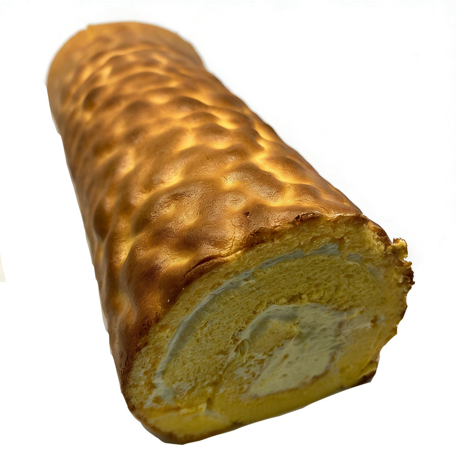 Double Durian Tiger Skin Roll  長條榴莲虎皮卷