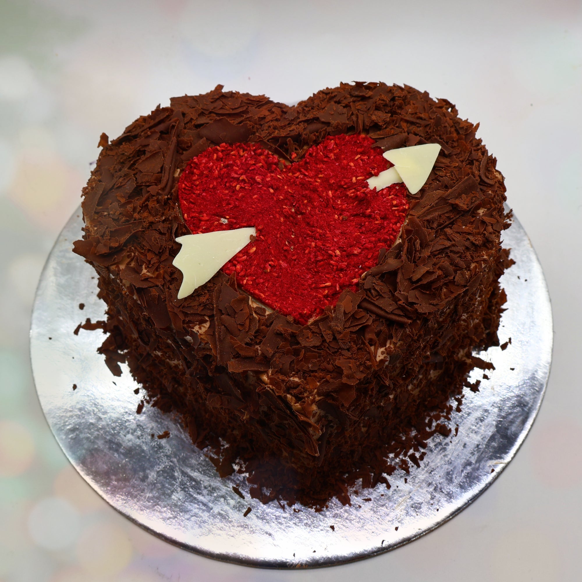 Cupid's Arrow Heart Cake 丘比特之箭心形蛋糕