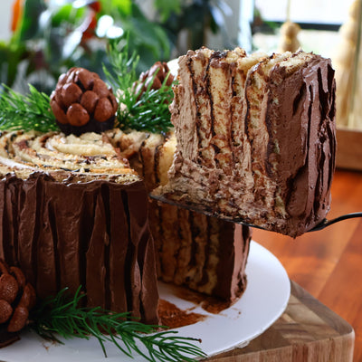 Russian Log Cake 俄罗斯木桩蛋糕