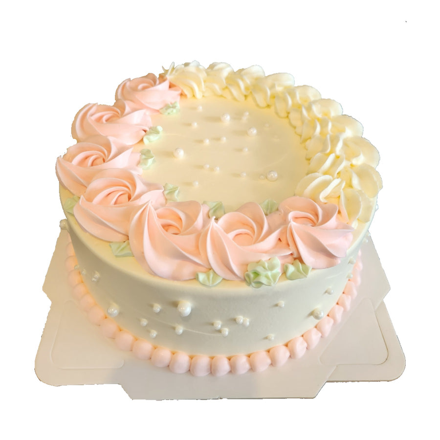 Dreamy Pink Cake 粉白梦幻蛋糕