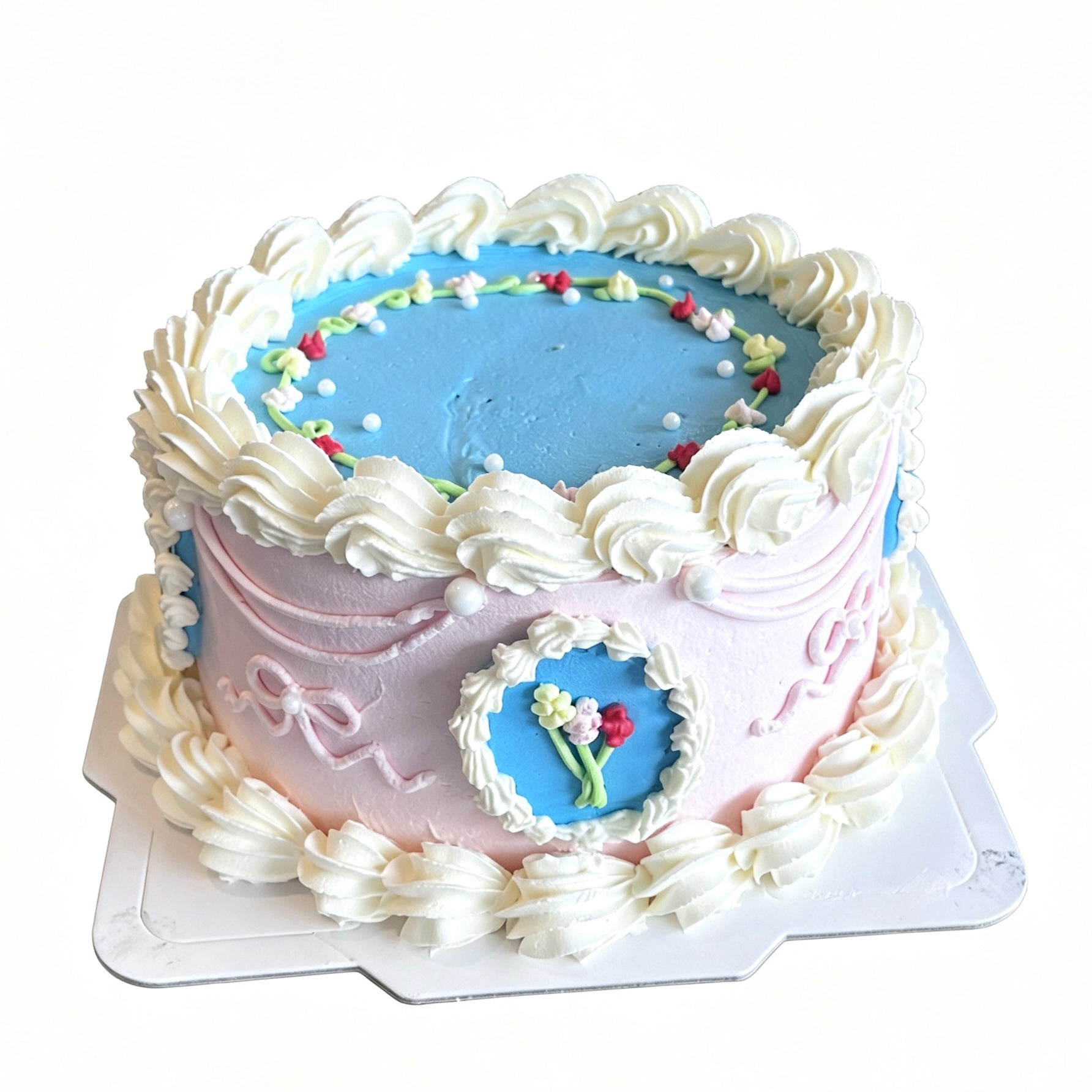 Stained Glass Letter Cake(花窗信箋蛋糕)