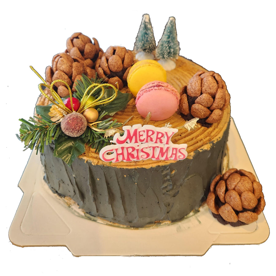 Christmas Log Cake 聖誕木樁蛋糕