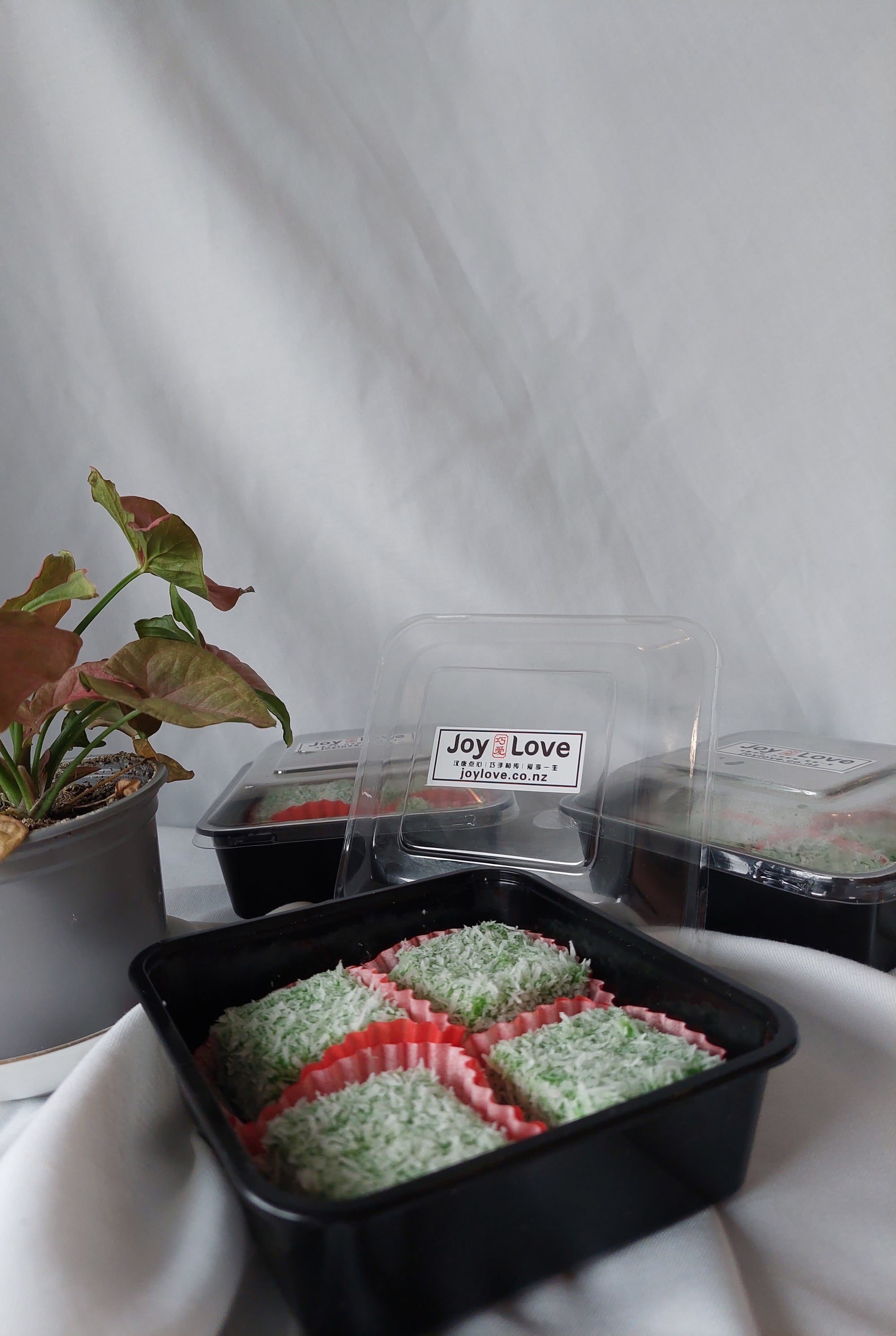 Matcha Pandan Coconut Jelly 抹茶椰乳糕