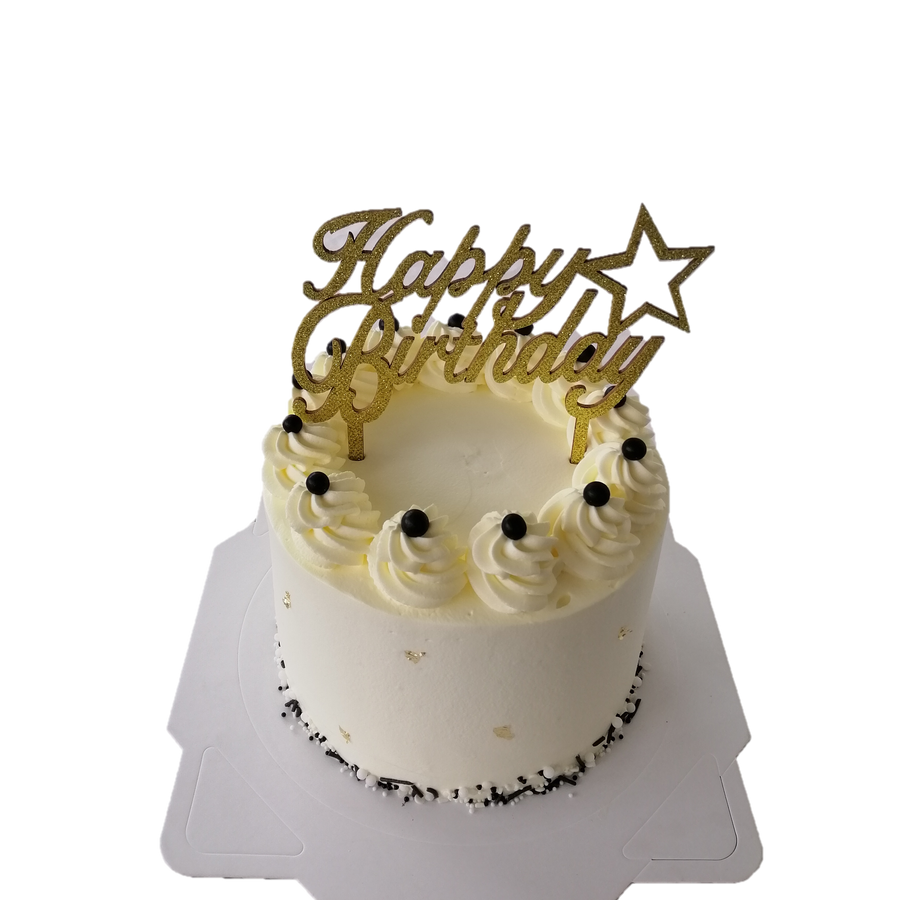 Black & White theme cake 黑白主题生日蛋糕