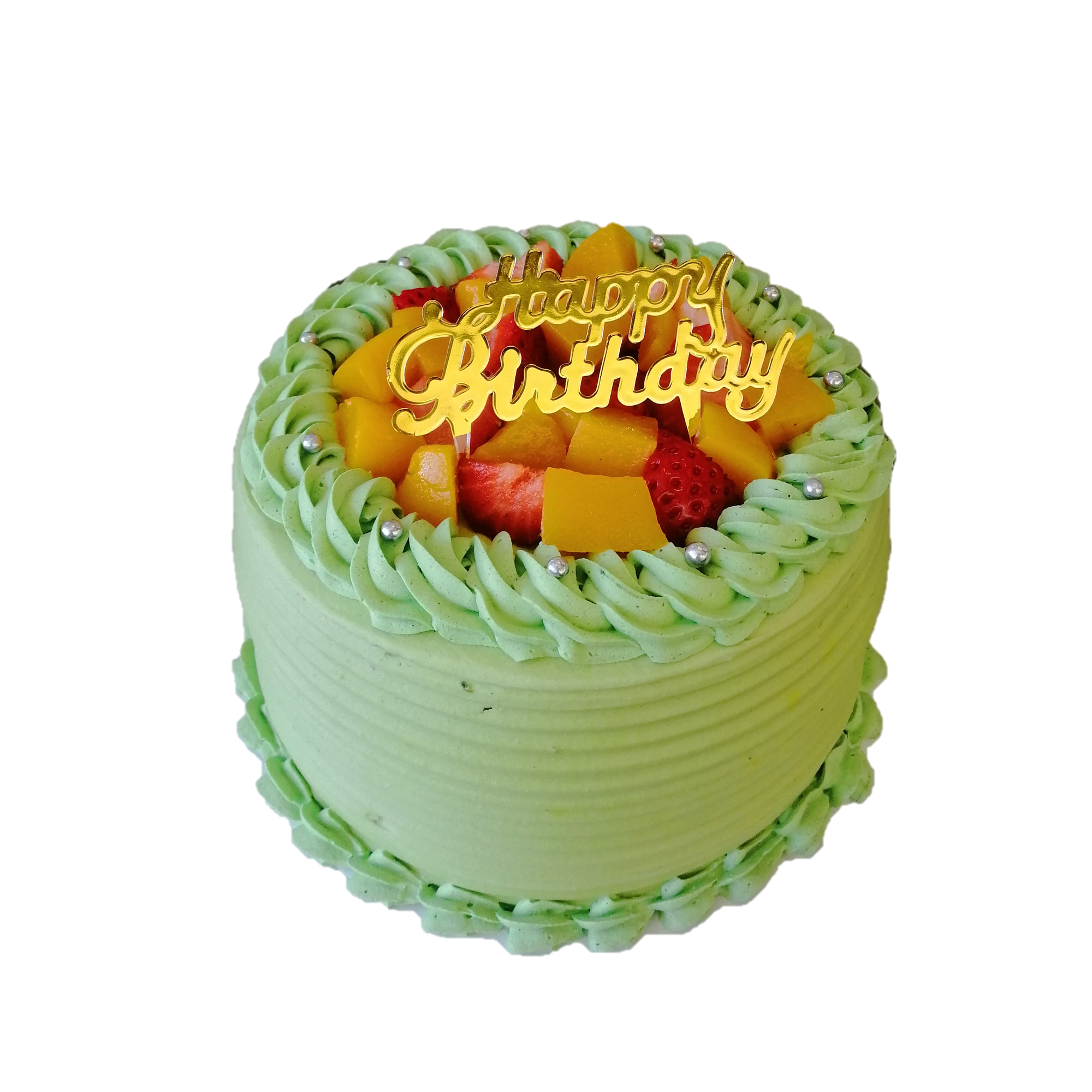 Green Tea Cake (Design #3) 抹茶蛋糕