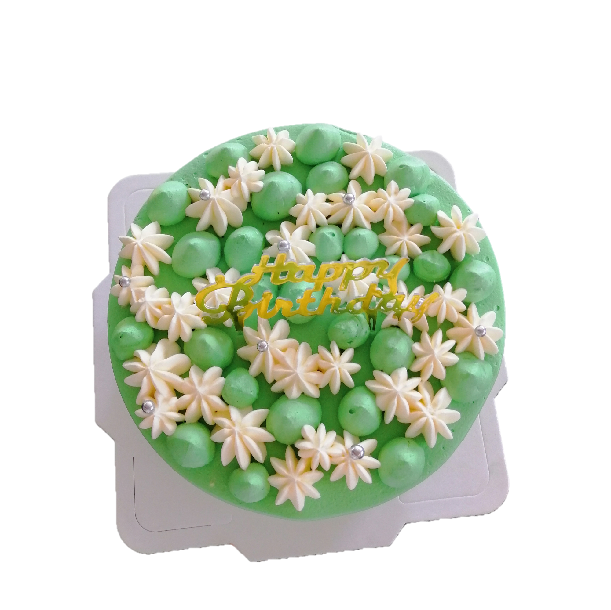 Green tea cake (Design #1)抹茶蛋糕