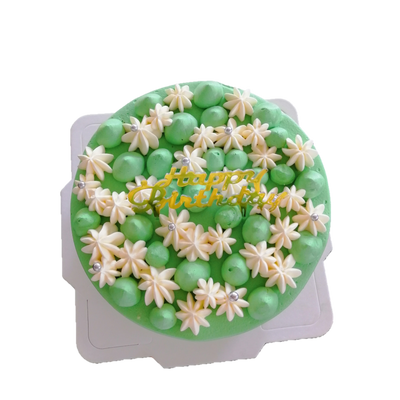 Green tea cake (Design #1)抹茶蛋糕