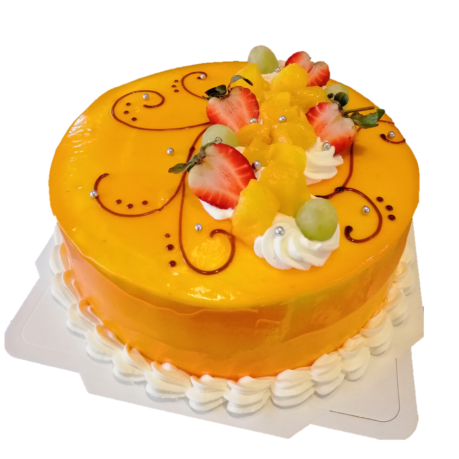 Mango & Chocolate Cake (Design #2) 芒果巧克力蛋糕