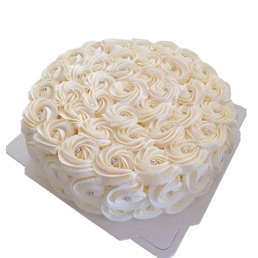 WHITE ROSE CAKE 白玫瑰蛋糕