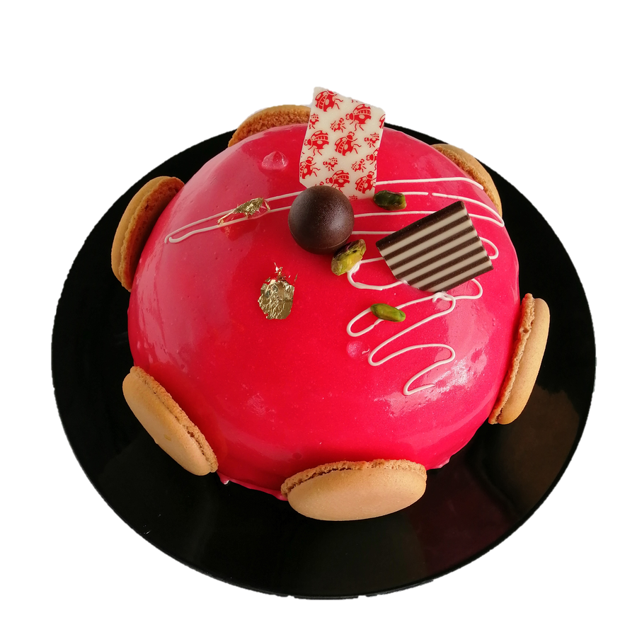 CHOCOLATE & RASPBERRY MOUSSE CAKE 巧克力覆盆子慕斯