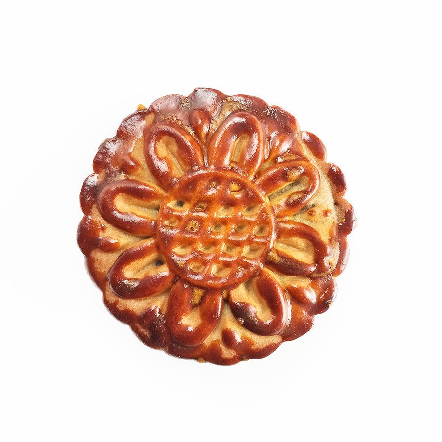Red Bean & Walnut Mooncake 豆沙核桃月饼