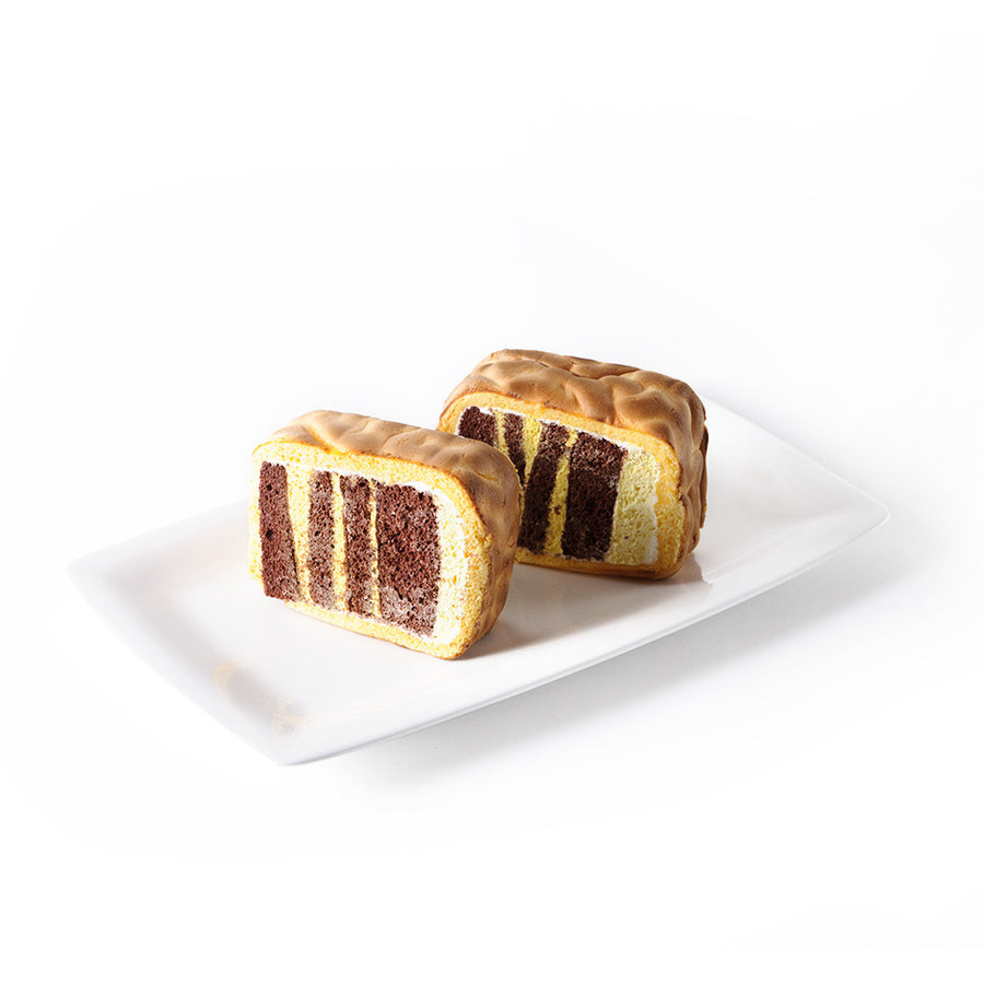 Mango&Chocolate Tiger Skin Cake Roll 芒果巧克力蛋卷